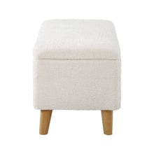 Robin Eucalyptus Wood Storage Ottoman Bench